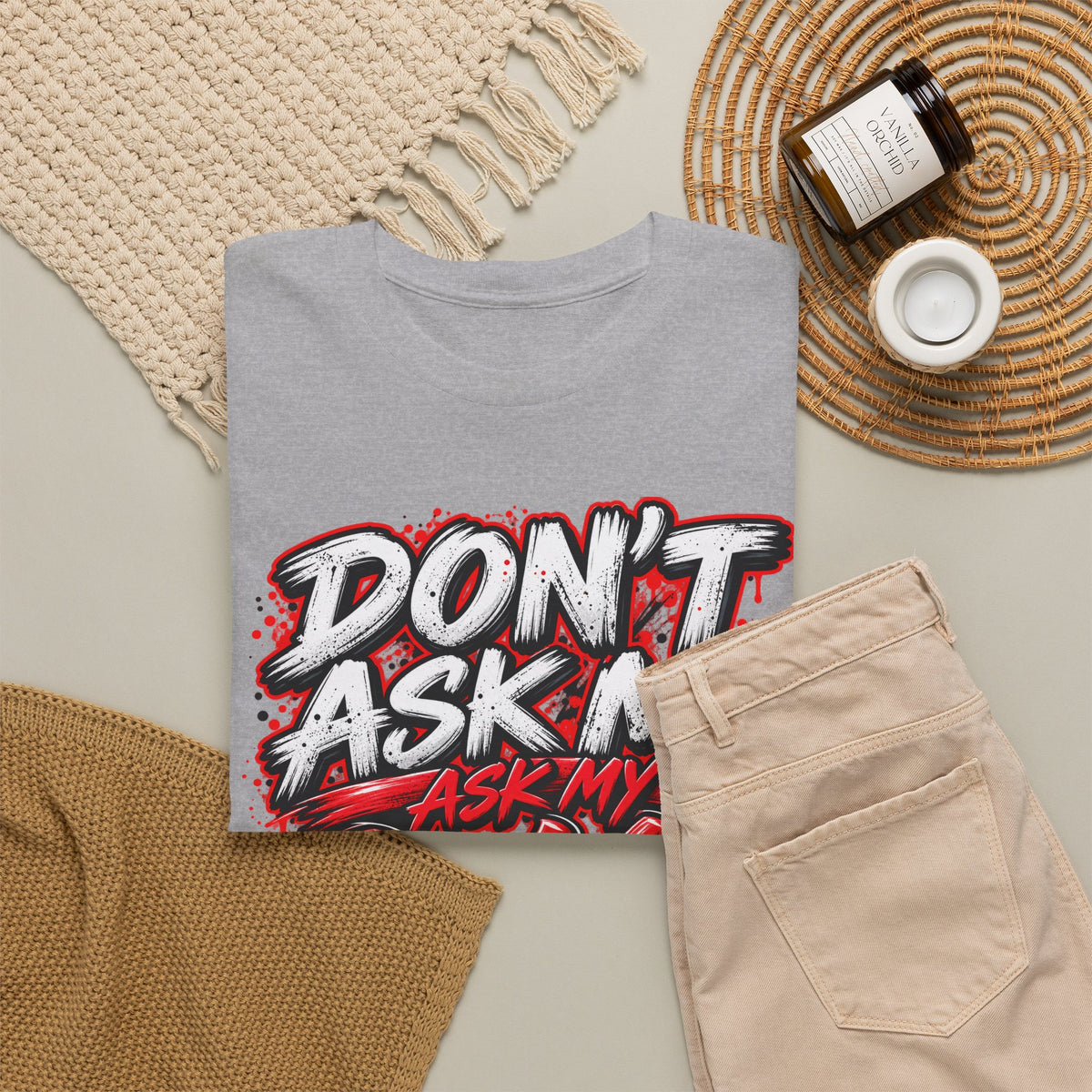 Don't Ask Me Ask My Wife T-Shirt — Funny Couples Graphic Tee