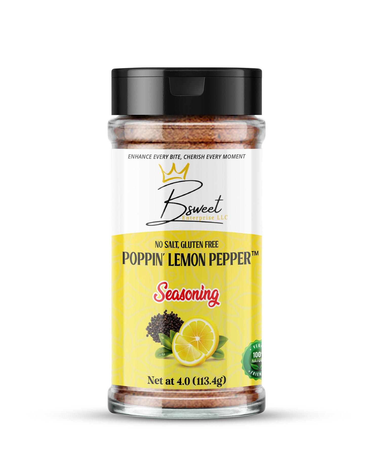 No Salt Poppin Lemon Pepper