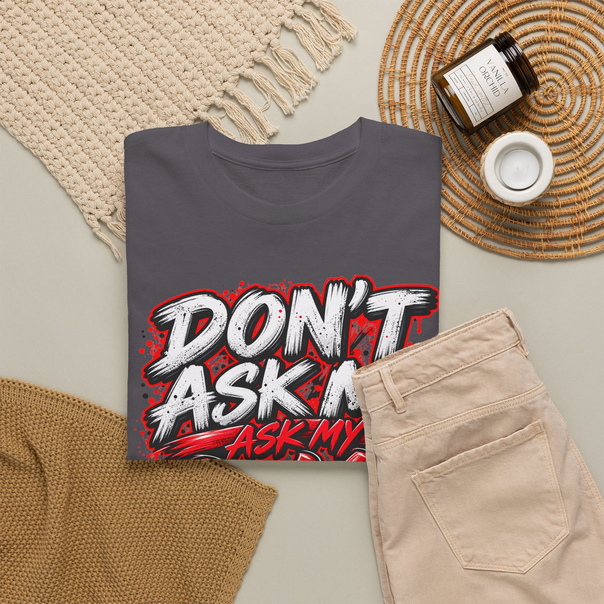 Don't Ask Me Ask My Wife T-Shirt — Funny Couples Graphic Tee