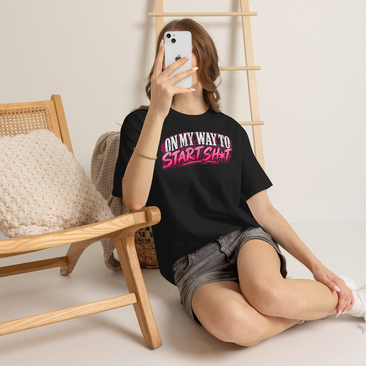 "On My Way to Start Sh*t" Graphic Tee
