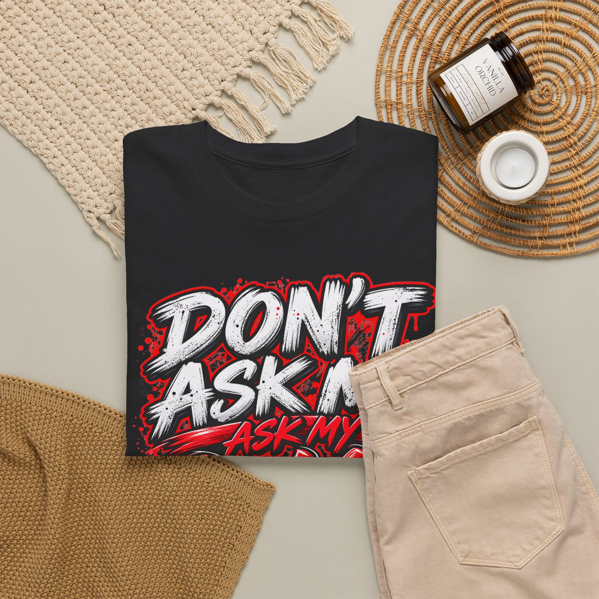 Don't Ask Me Ask My Wife T-Shirt — Funny Couples Graphic Tee