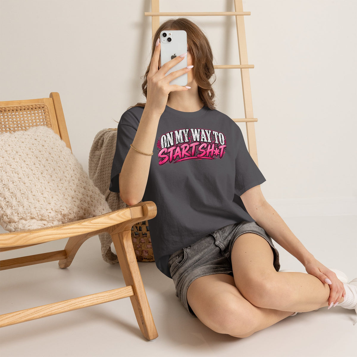 "On My Way to Start Sh*t" Graphic Tee