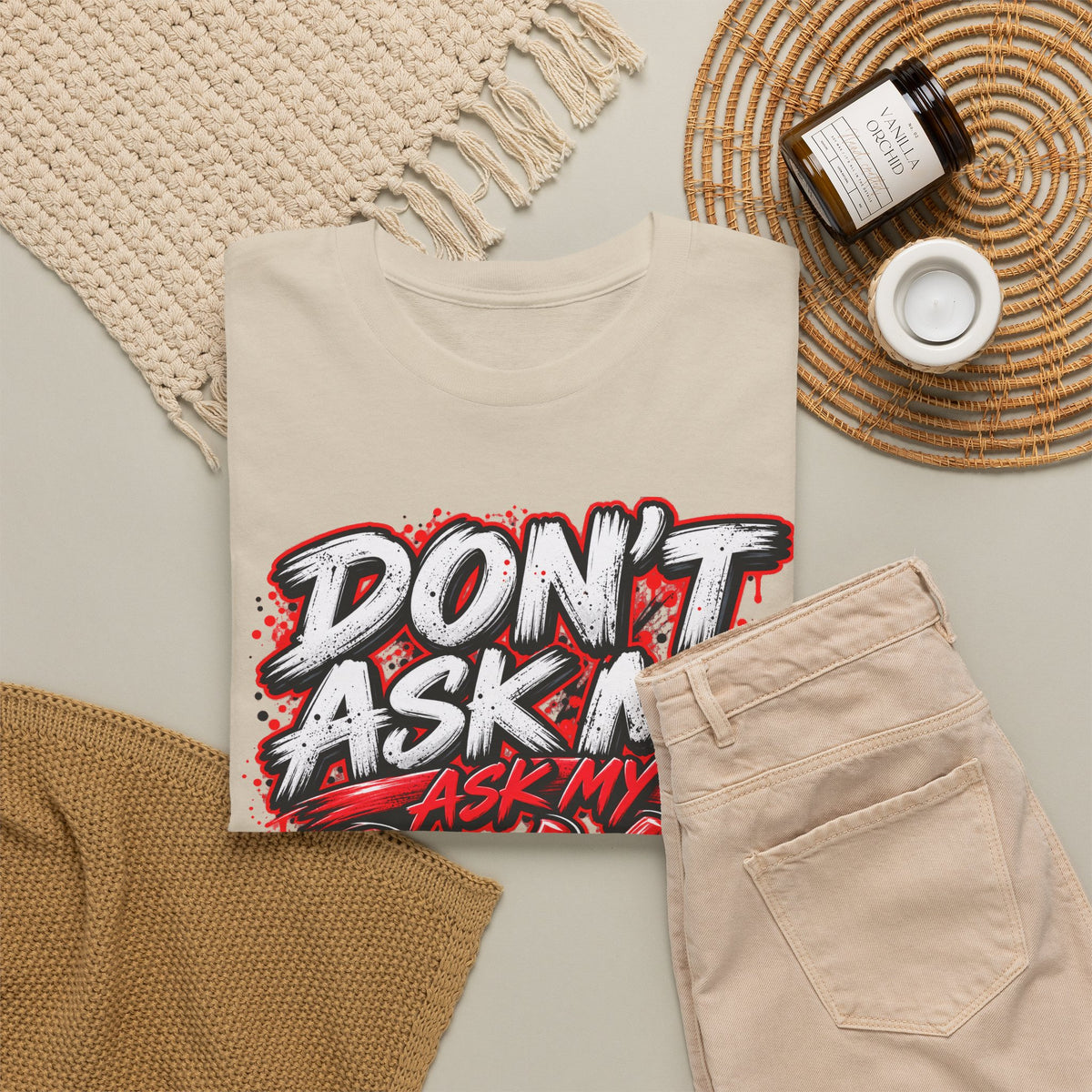 Don't Ask Me Ask My Wife T-Shirt — Funny Couples Graphic Tee