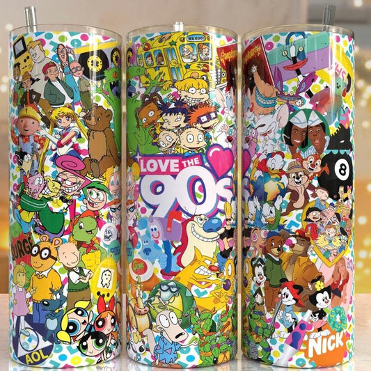 90s Cartoon Tumbler