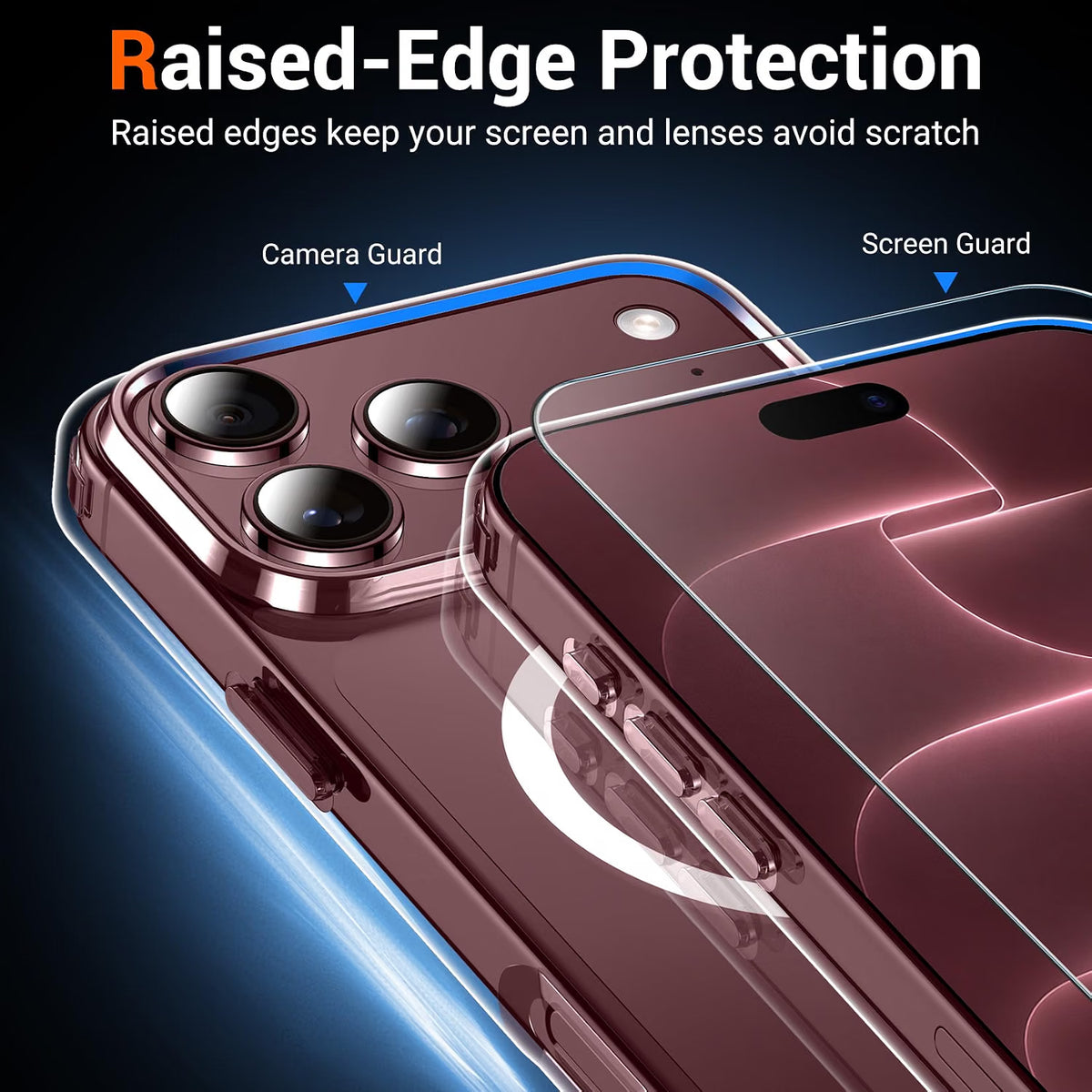 MagSafe Rugged iPhone Case with Screen Protector