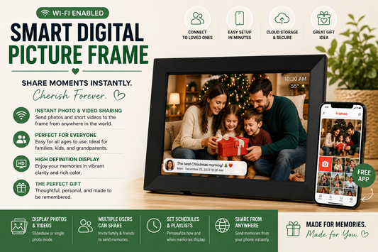 Smart WiFi Digital Picture Frame – Share Memories Instantly