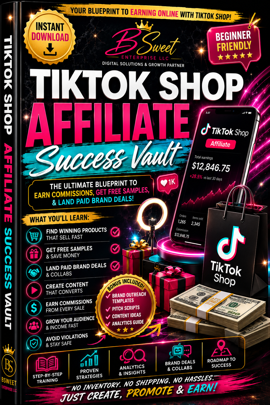 TikTok Shop Affiliate Success Vault + 7 Bonuses