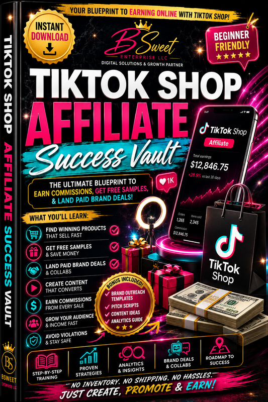 TikTok Shop Affiliate Success Vault + 7 Bonuses