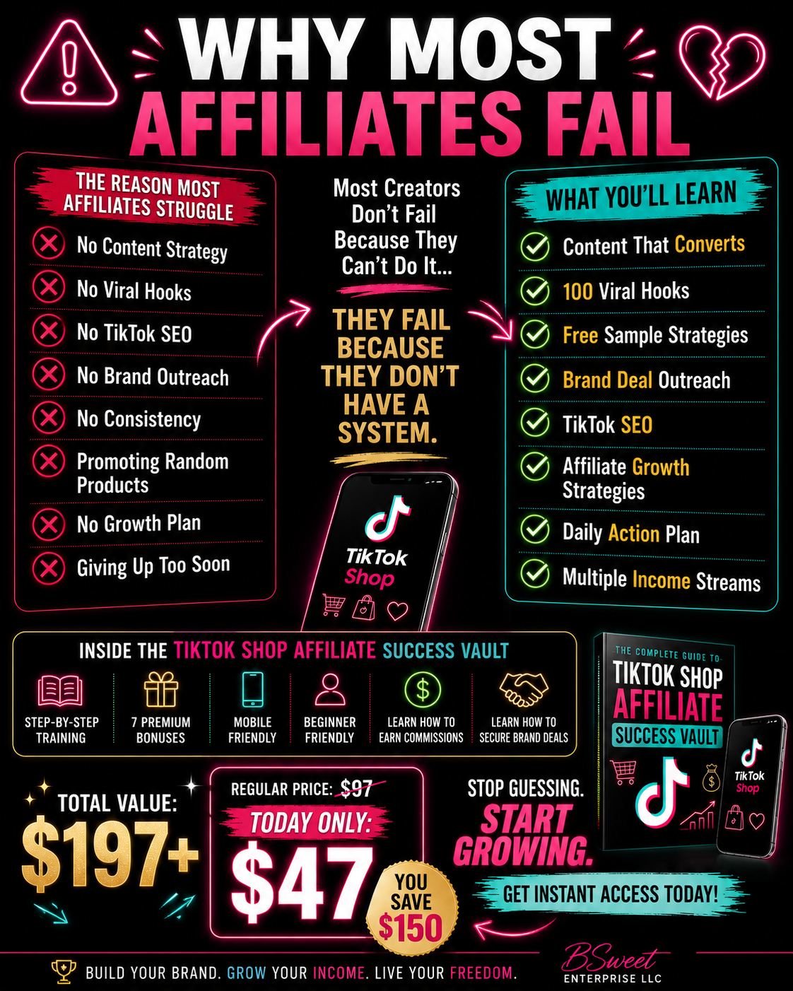 TikTok Shop Affiliate Success Vault + 7 Bonuses