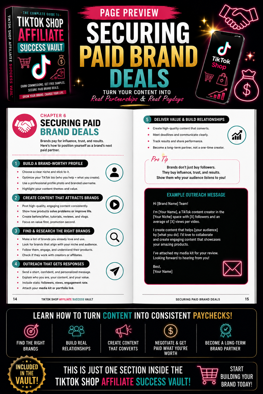 TikTok Shop Affiliate Success Vault + 7 Bonuses