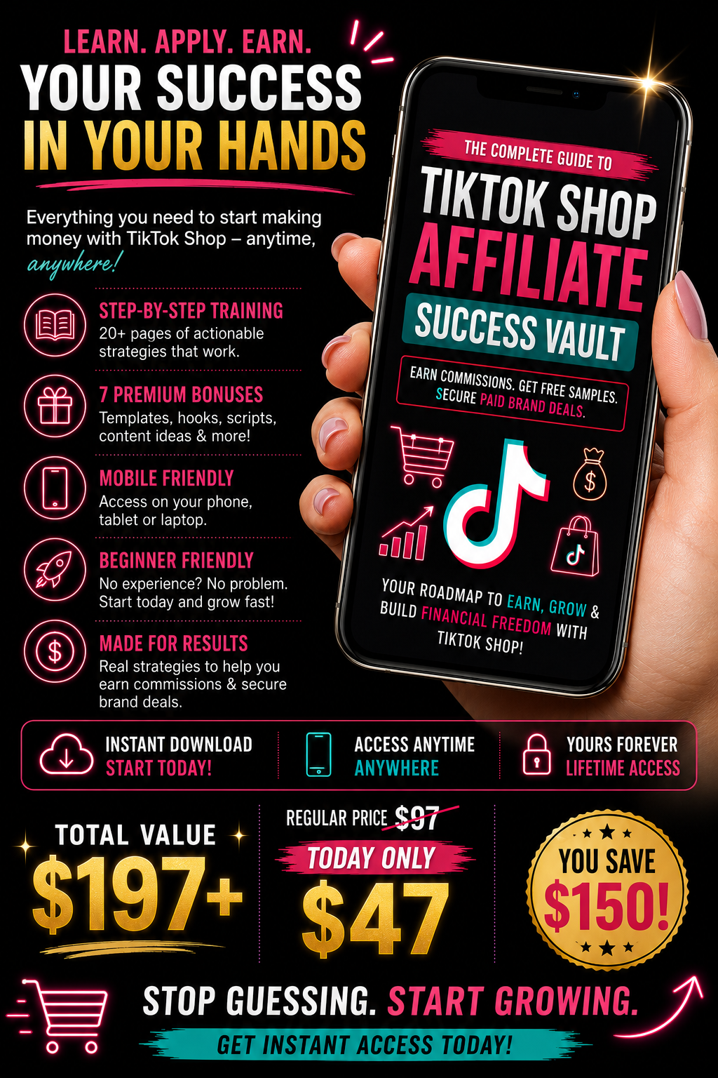TikTok Shop Affiliate Success Vault + 7 Bonuses