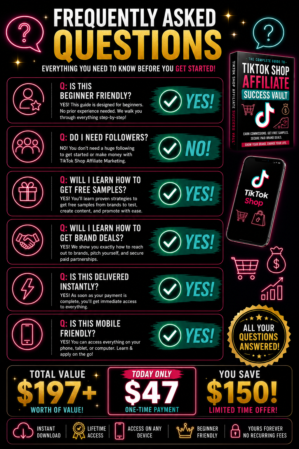 TikTok Shop Affiliate Success Vault + 7 Bonuses
