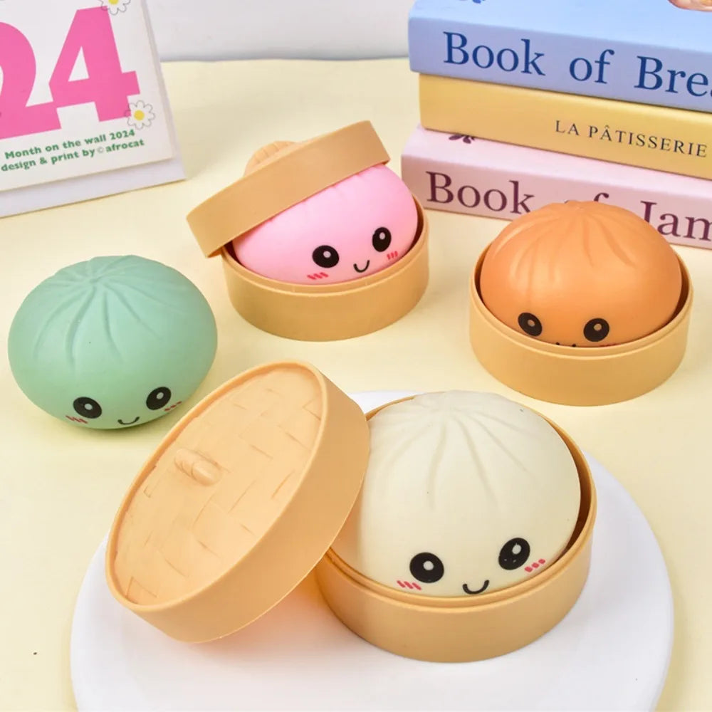Colorful Dumpling Squishy Fidget Toy-0
